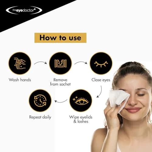 The Eye Doctor Biodegradable Eyelid Wipes 20 Count | Gentle Daily Lid Care for Sensitive Eyes thumbnail 5