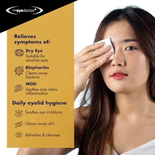 The Eye Doctor Biodegradable Eyelid Wipes 20 Count | Gentle Daily Lid Care for Sensitive Eyes thumbnail 2