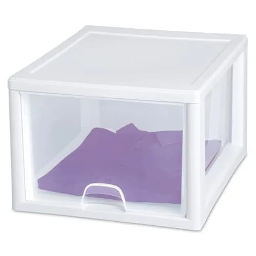 Sterilite Stacking Drawer Storage Organizer for Clothes, 27 Quart (764ml) - 12 Pack | Modular & Stackable for Home & Office thumbnail 9
