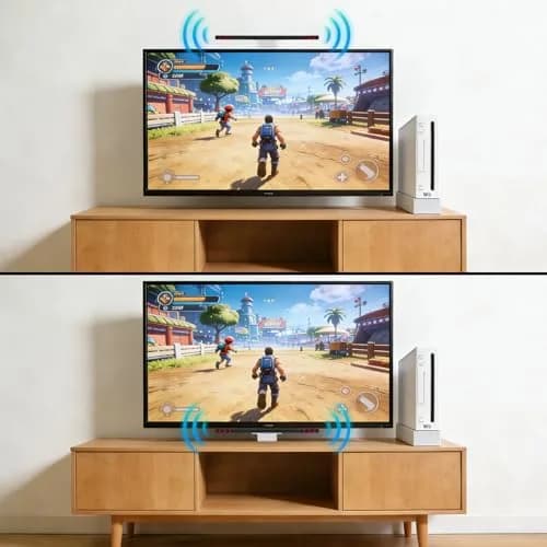 Aokin Motion Sensor Bar for Wii, Wii U | Wired Infrared Sensor with 6.6 ft Cable thumbnail 7