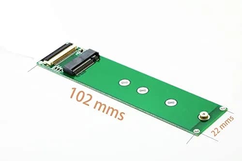 Sintech M.2 (NGFF) NVME SSD to M2 A/E Key Port with 20cm Cable | PCIe 1X Lane Support in India thumbnail 2