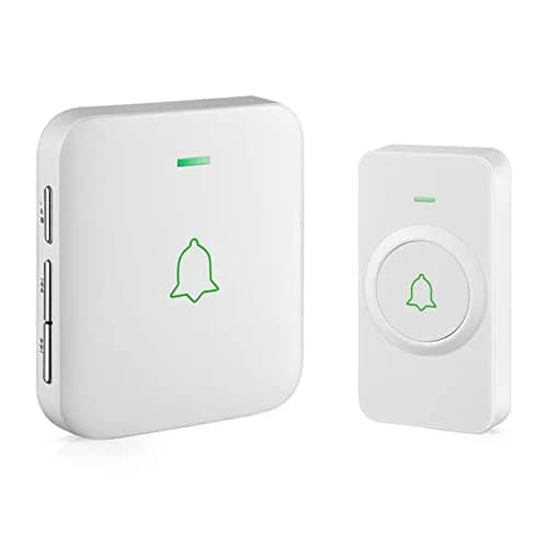 AVANTEK Wireless Doorbell CW-11 | 1000 ft Range, 1 Button + 1 Receiver, 52 Melodies, 115dB thumbnail 1