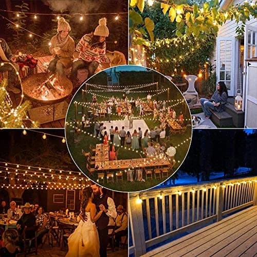 Svater G40 LED Replacement Bulbs for Outdoor String Lights, 25 Pack | Dimmable Shatterproof Globe Bulbs, E12/C7 Screw Base, Warm White 2700K thumbnail 8