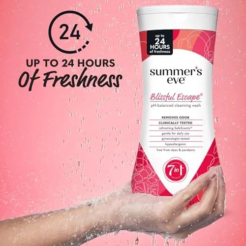 Summer's Eve Blissful Escape Daily Feminine Wash 444ml (15 Fl Oz) | pH-Balanced Odor Protection thumbnail 2