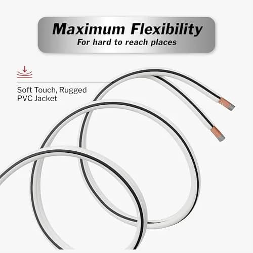 InstallGear 14 Gauge AWG Speaker Cable 100ft White | Durable Marine & Automotive Wire thumbnail 5