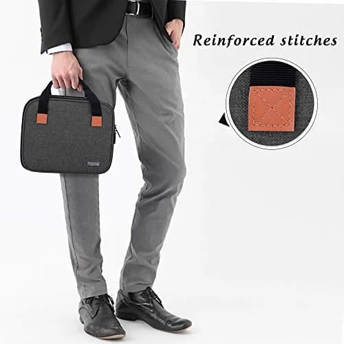 LUXJA Black Carrying Bag for Mini Projector & Accessories | Compact Portable Case with Padding (9.75" x 8.25" x 6.5") thumbnail 6
