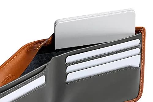 Bellroy Hide & Seek Wallet (Caramel) | Slim Leather Bifold with RFID Protection thumbnail 7