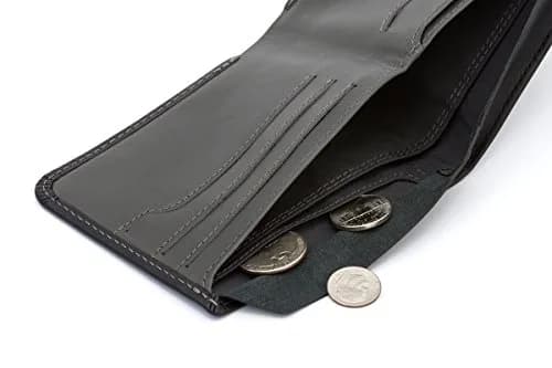 Bellroy Hide & Seek Slim Leather Bifold Wallet RFID Black | Classic Design with RFID Protection thumbnail 4