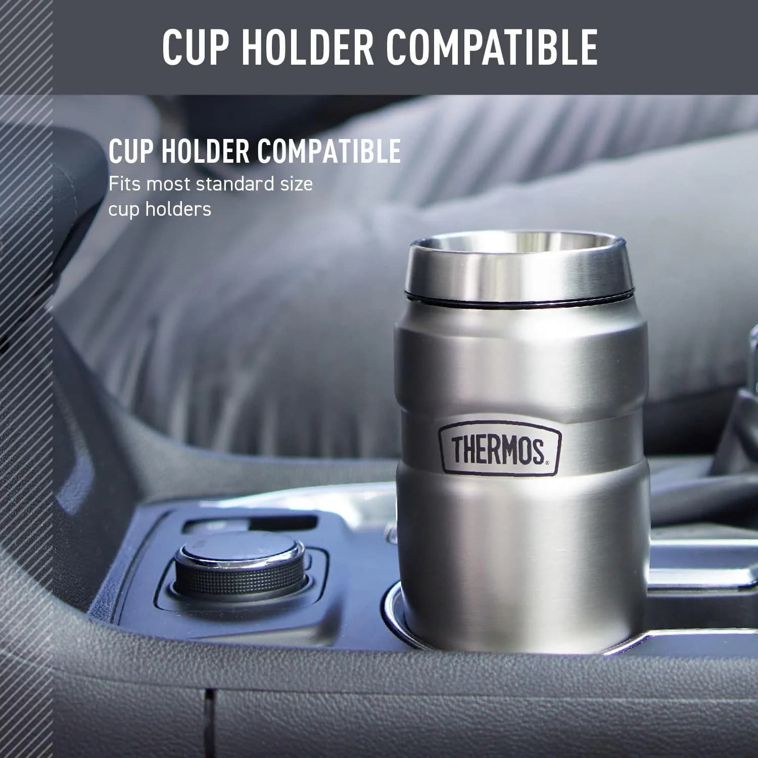 THERMOS Stainless King 16oz Tumbler - Army Green | Keeps Drinks Hot 7 Hrs, Cold 18 Hrs - view 3