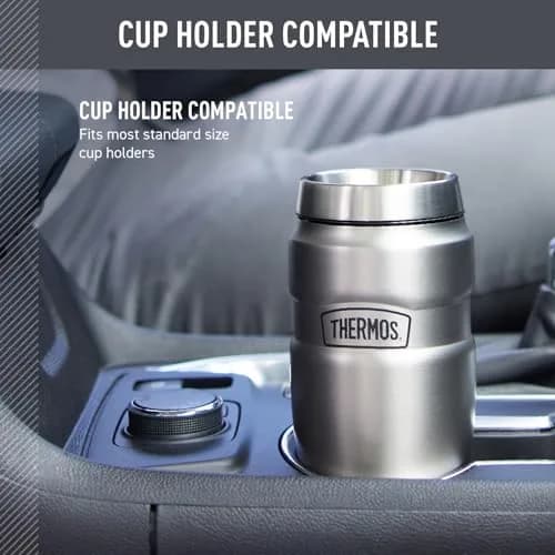 THERMOS Stainless King 16oz Tumbler - Army Green | Keeps Drinks Hot 7 Hrs, Cold 18 Hrs thumbnail 3