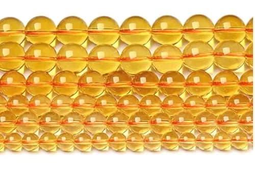 Adabele Natural Citrine Crystal Beads 8mm | Genuine Gemstone for Jewelry & Crafts thumbnail 4