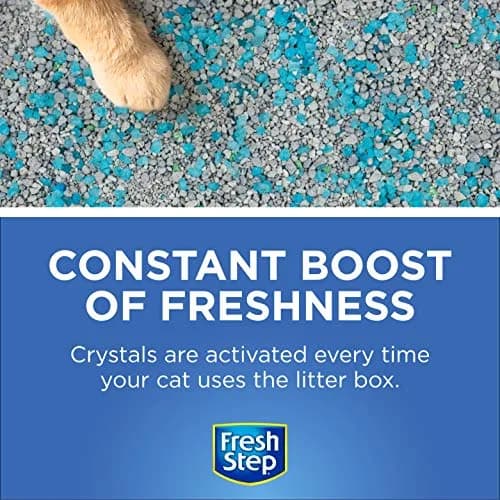 Fresh Step Cat Litter Crystals Deodorizer 425g (15 oz) | Controls Litter Box Odors with Fresh Scent thumbnail 4