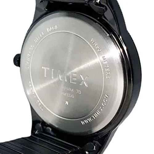 Timex Tribute Men's Collegiate Acclaim 42mm Watch – Kansas Jayhawks with Black Stainless Steel Expansion Band thumbnail 5