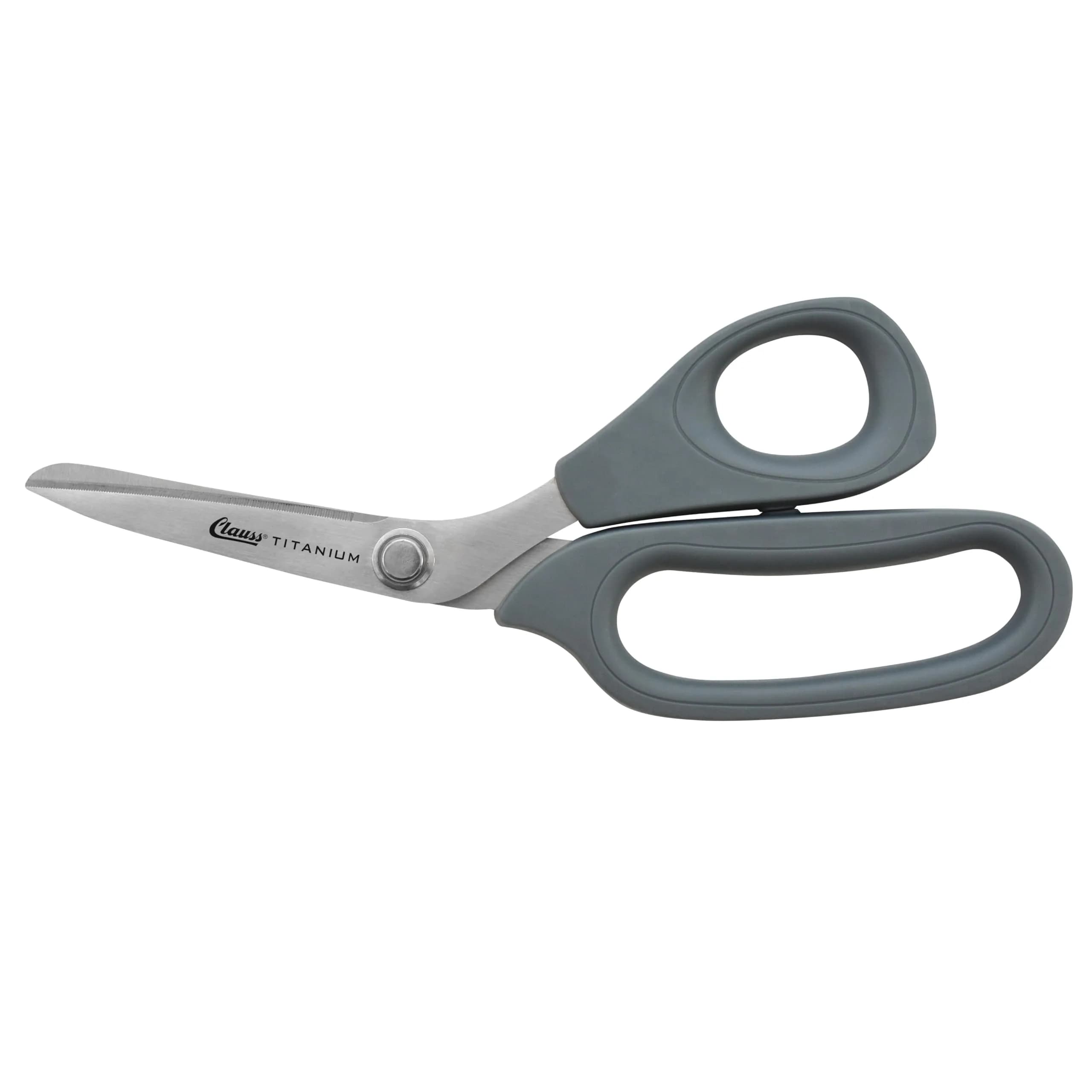 Clauss Titanium Bent Kevlar Shear 8" | Heavy-Duty Industrial Cutting Tool — Steel