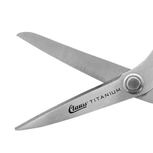 Clauss Titanium Bent Kevlar Shear 8" | Heavy-Duty Industrial Cutting Tool thumbnail 3