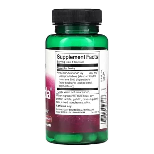 Swanson AvoVida Joint Health Supplement 300 mg 180 Capsules (Pack of 3) | Supports Joint Tissues, Cartilage, and Mobility Using Natural Ingredients thumbnail 2