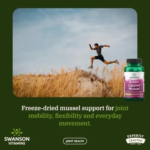 Swanson Green Lipped Mussel 120 Count (Pack of 2) | Joint Health & Mobility Supplement with Omega-3s thumbnail 2