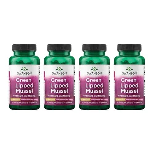 Swanson Green Lipped Mussel 500mg Capsules (240 Count) | New Zealand Joint Health & Mobility Supplement thumbnail 1