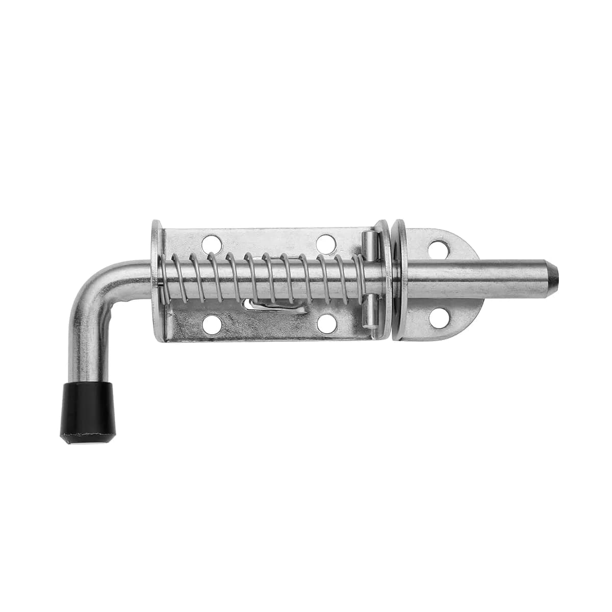 JQK Spring Loaded Latch Pin 5 Inch (128mm) | Heavy Duty 304 Stainless Steel Door Lock with Screws - main product image