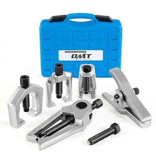 Orion Motor Tech Ball Joint Separator, Tie Rod End Tool Set, Pitman Arm Puller | Heavy-Duty Alloy, 5 Tools, Portable Case thumbnail 1