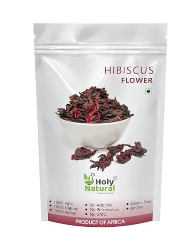 Holy Natural Hibiscus Sabdariffa Flower 200g | Edible Grade, Natural & Organic thumbnail 1