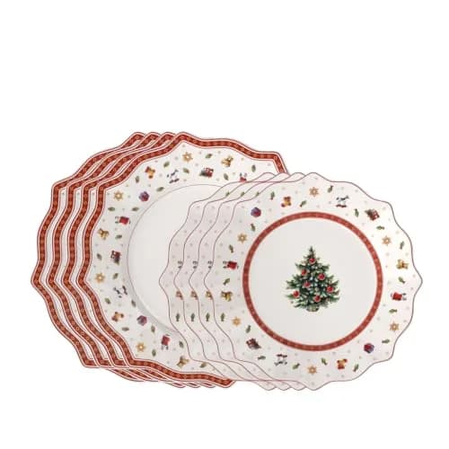 Villeroy & Boch Toy's Delight 8 Piece Decorative Plate Set | Christmas Collection thumbnail 1