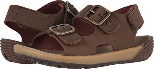 Merrell Bare Steps Sandal Brown 8.5 Wide | All-Terrain Support for Kids thumbnail 1