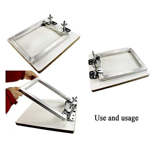MS WGO Screen Printing Clamps 2PCS | Heavy-Duty Zinc Alloy Fixing Tool for Silk Screen Printing (70-120 chars) thumbnail 4