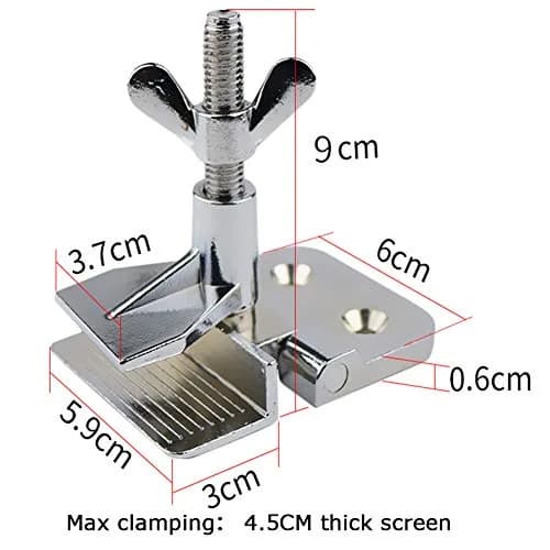 MS WGO Screen Printing Clamps 2PCS | Heavy-Duty Zinc Alloy Fixing Tool for Silk Screen Printing (70-120 chars) thumbnail 5