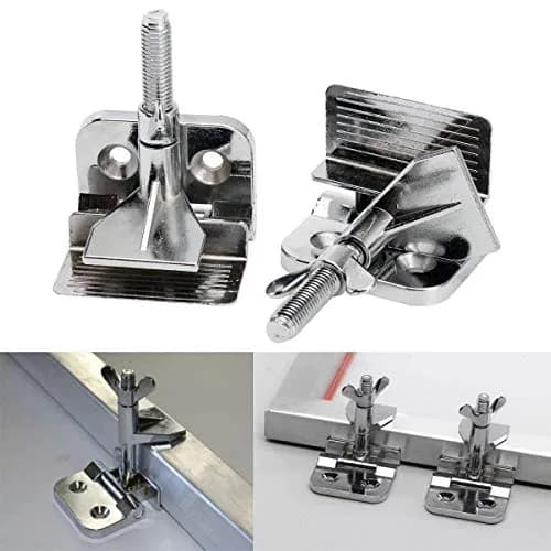 MS WGO Screen Printing Clamps 2PCS | Heavy-Duty Zinc Alloy Fixing Tool for Silk Screen Printing (70-120 chars) thumbnail 6