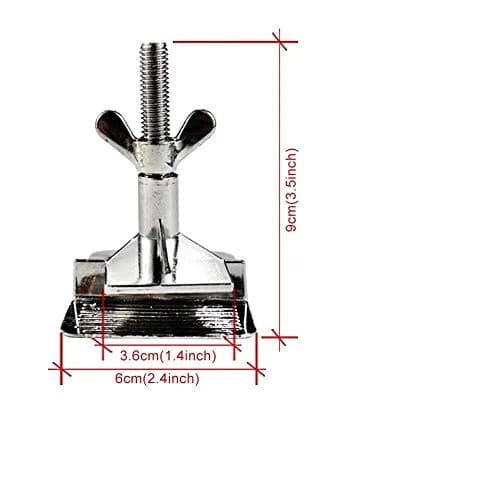 MS WGO Screen Printing Clamps 2PCS | Heavy-Duty Zinc Alloy Fixing Tool for Silk Screen Printing (70-120 chars) thumbnail 8