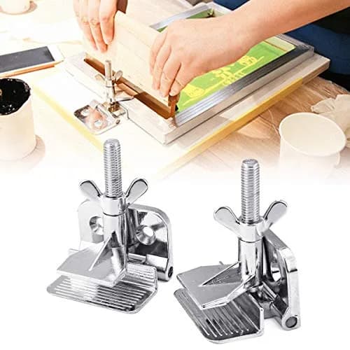 MS WGO Screen Printing Clamps 2PCS | Heavy-Duty Zinc Alloy Fixing Tool for Silk Screen Printing (70-120 chars) thumbnail 3