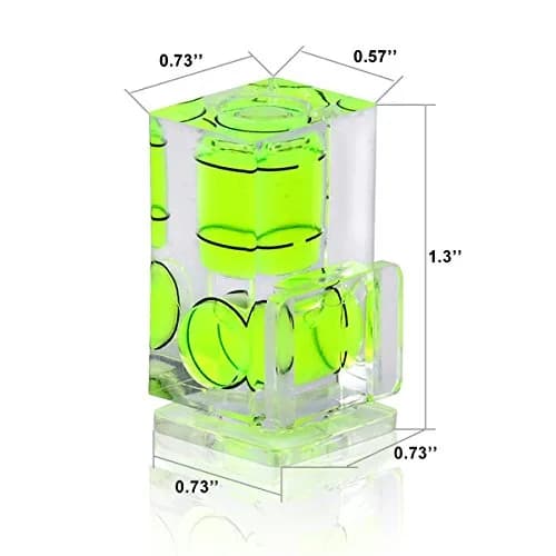 Carpro 6 Pack Camera Hot Shoe Level | 2 Axis Bubble Spirit Level for DSLR & Film Cameras thumbnail 7