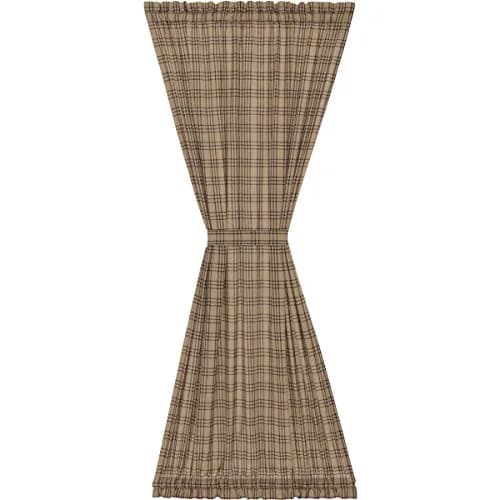 VHC Brands Sawyer Mill Plaid Cotton Farmhouse Curtains 72"W x 40"L | Modern Plaid Style thumbnail 4