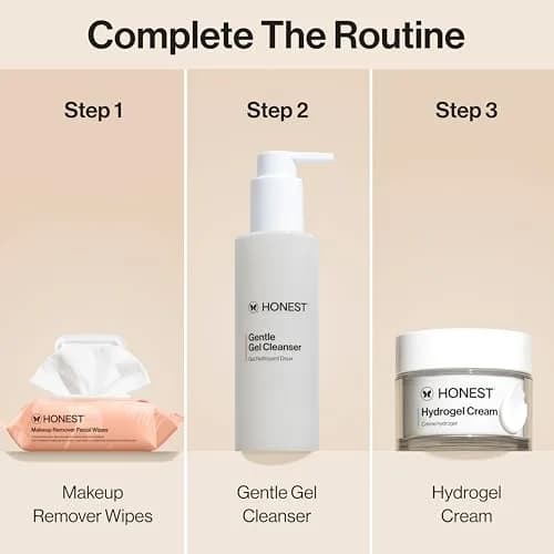 Honest Beauty Cleansing Makeup Remover Facial Wipes, Fragrance-Free, 30ct | Gentle, Hypoallergenic, Waterproof Makeup Removal thumbnail 7