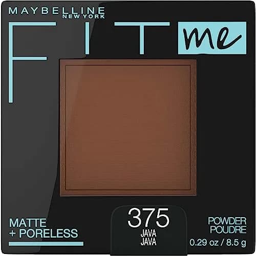 Maybelline Fit Me Matte + Poreless Pressed Powder, 375 Java, 8g - Controls Shine for Oily Skin thumbnail 1