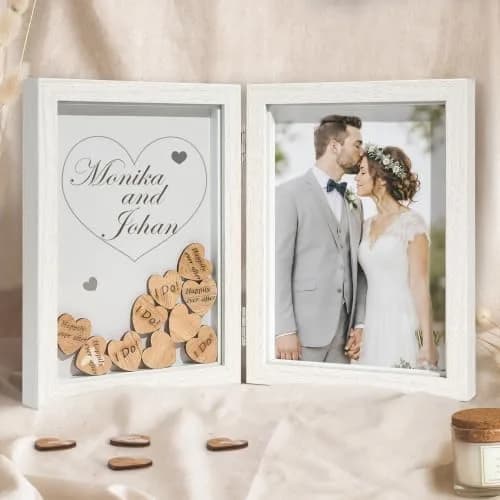 Afuly 5x7 Double Picture Frame White | Wall & Tabletop Display for Home & Office thumbnail 7