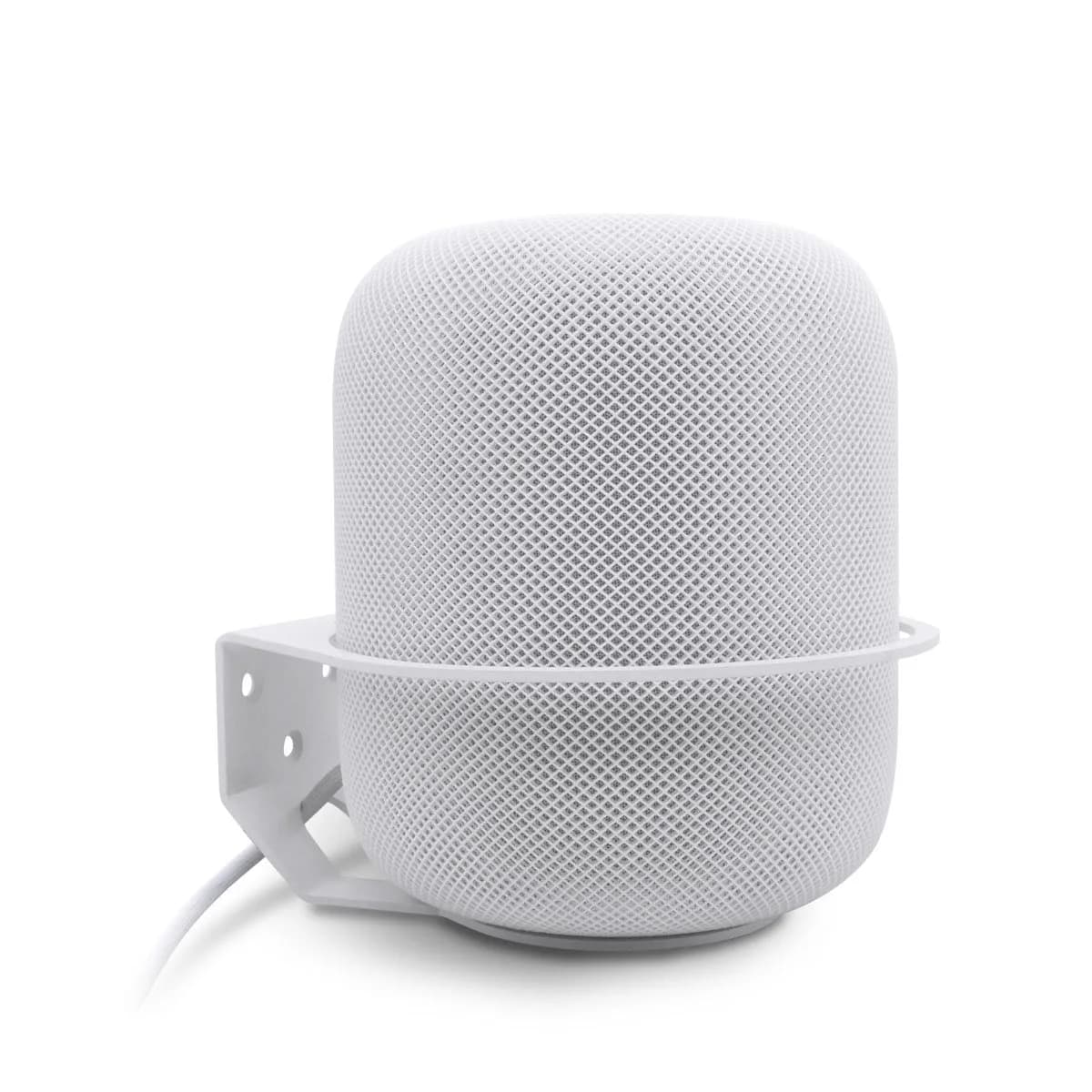 ALLICAVER White Metal Wall Mount Compatible with Apple HomePod 2nd Gen | Heavy Gauge Steel, Easy Install — White