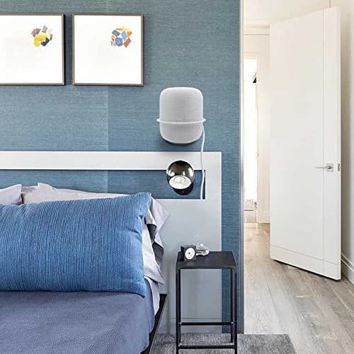 ALLICAVER White Metal Wall Mount Compatible with Apple HomePod 2nd Gen | Heavy Gauge Steel, Easy Install thumbnail 5