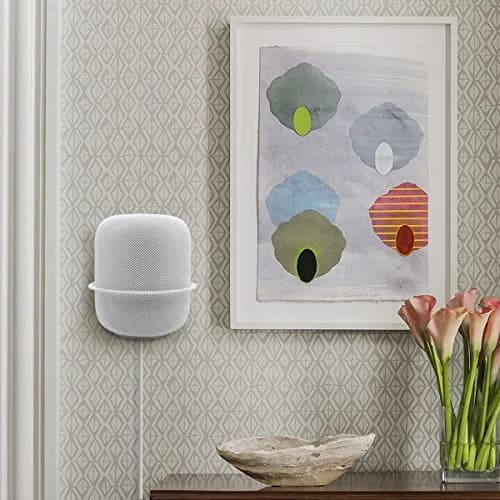 ALLICAVER White Metal Wall Mount Compatible with Apple HomePod 2nd Gen | Heavy Gauge Steel, Easy Install thumbnail 6