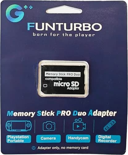 Funturbo Micro SD to Memory Stick PRO Duo Adapter for PSP, Camera, Handycam | Supports up to 128GB Cards thumbnail 8
