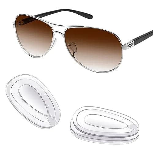 Mryok Replacement Nosepieces Nosepads for Oakley Wingfold EVR EVS Sunglass | Rubber Fit & Impact Standards thumbnail 1