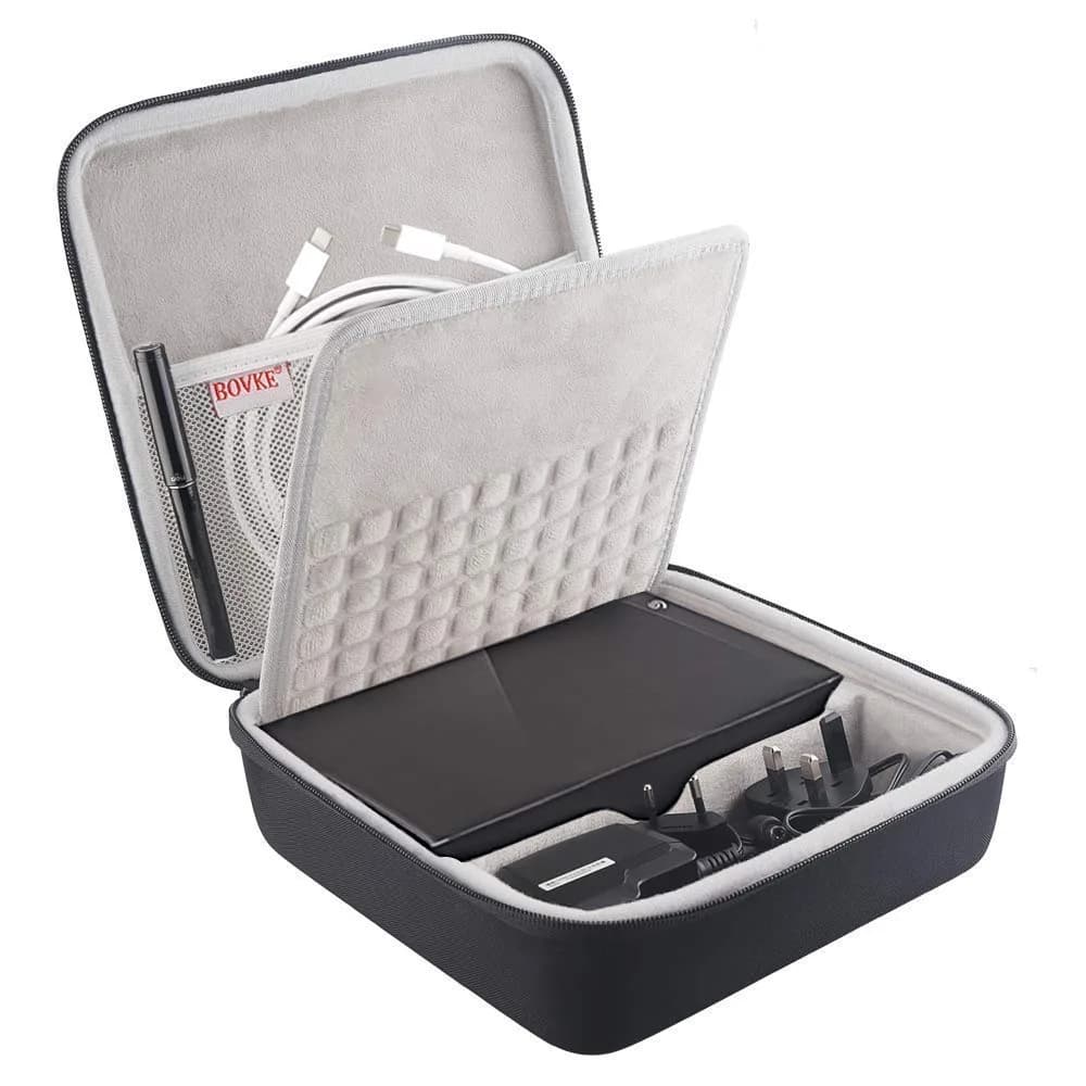 BOVKE Hard Drive Case for Seagate Backup Plus Hub 3.5 Inch HDD | Shockproof EVA Carrying Case with Lanyard — Backup Plus Hub Case