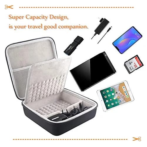 BOVKE Hard Drive Case for Seagate Backup Plus Hub 3.5 Inch HDD | Shockproof EVA Carrying Case with Lanyard thumbnail 5