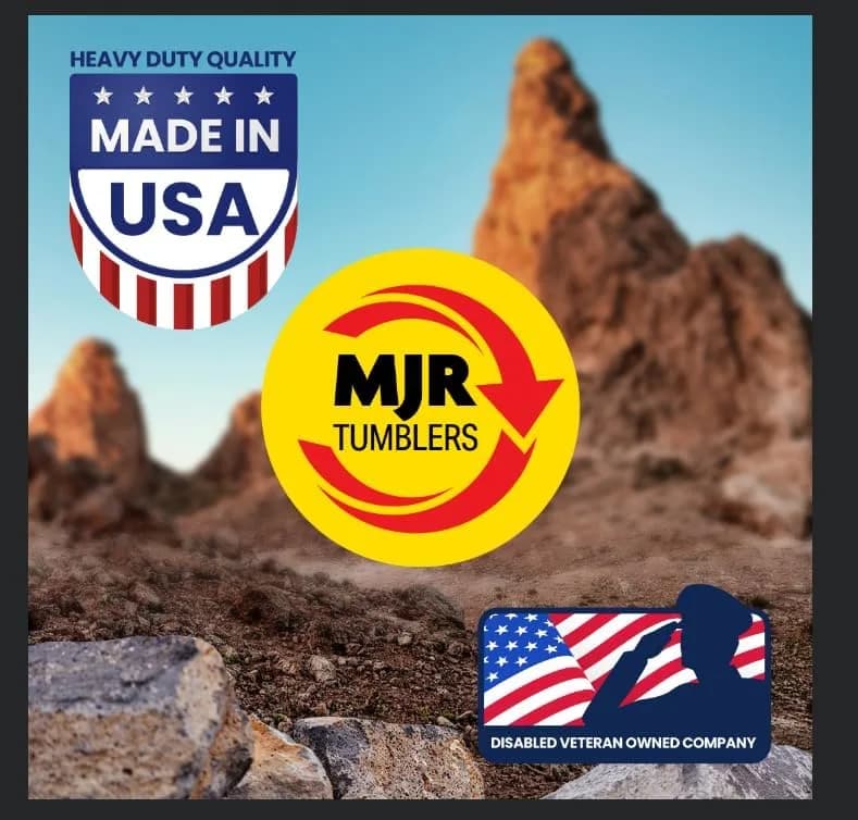 MJR Tumblers Refill Grit Kit 50lb | Extreme 12,000 Grit Aluminum Oxide Polish for Rock Tumblers thumbnail 3