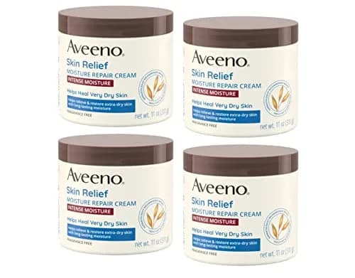 Aveeno Skin Relief Intense Moisture Repair Cream Value Pack | 444 ml (15.54 Fl Oz) thumbnail 1