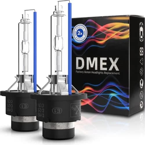 DMEX D2S HID Headlight Bulbs 6000K Cool White | 35W Xenon Replacement Pack of 2 thumbnail 1