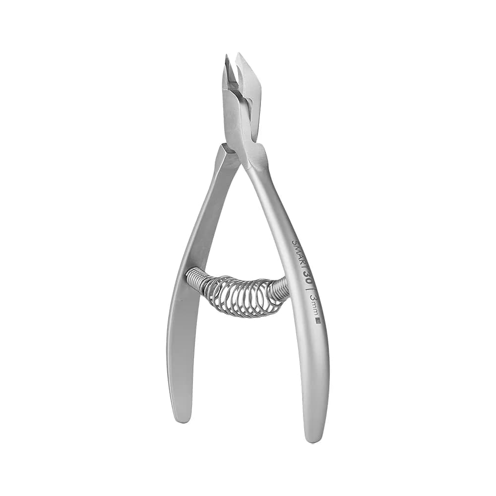 Staleks PRO SMART 30 Cuticle Nippers 3 mm | Precise Professional Tool with Removable Coil Spring
