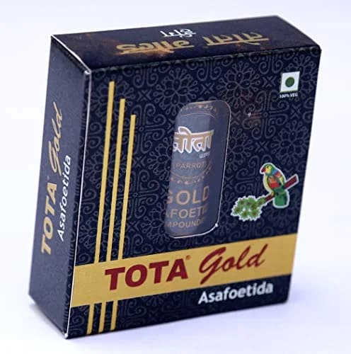 Tota Gold Pure Asafoetida Granules 7g (0.25oz) | Authentic Indian Hing for Garlic & Onion Substitute thumbnail 4
