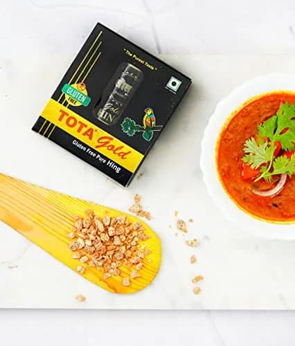 Tota Gold Pure Asafoetida Granules 7g (0.25oz) | Authentic Indian Hing for Garlic & Onion Substitute thumbnail 7